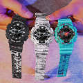 Sanda 3105 Newest Men Dual Display Watches Alarm LED Digital Waterproof Electronic Shock Watch